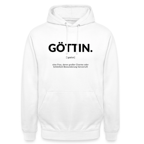 Unisex Hoodie Göttin.
